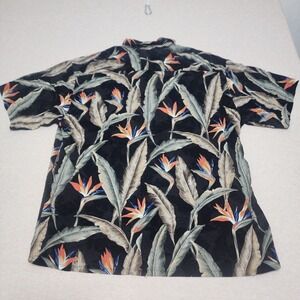 Campia Moda Hawaiian Shirt Mens XXL Bird Of Paradise Tropical Rayon Camp‎ Button